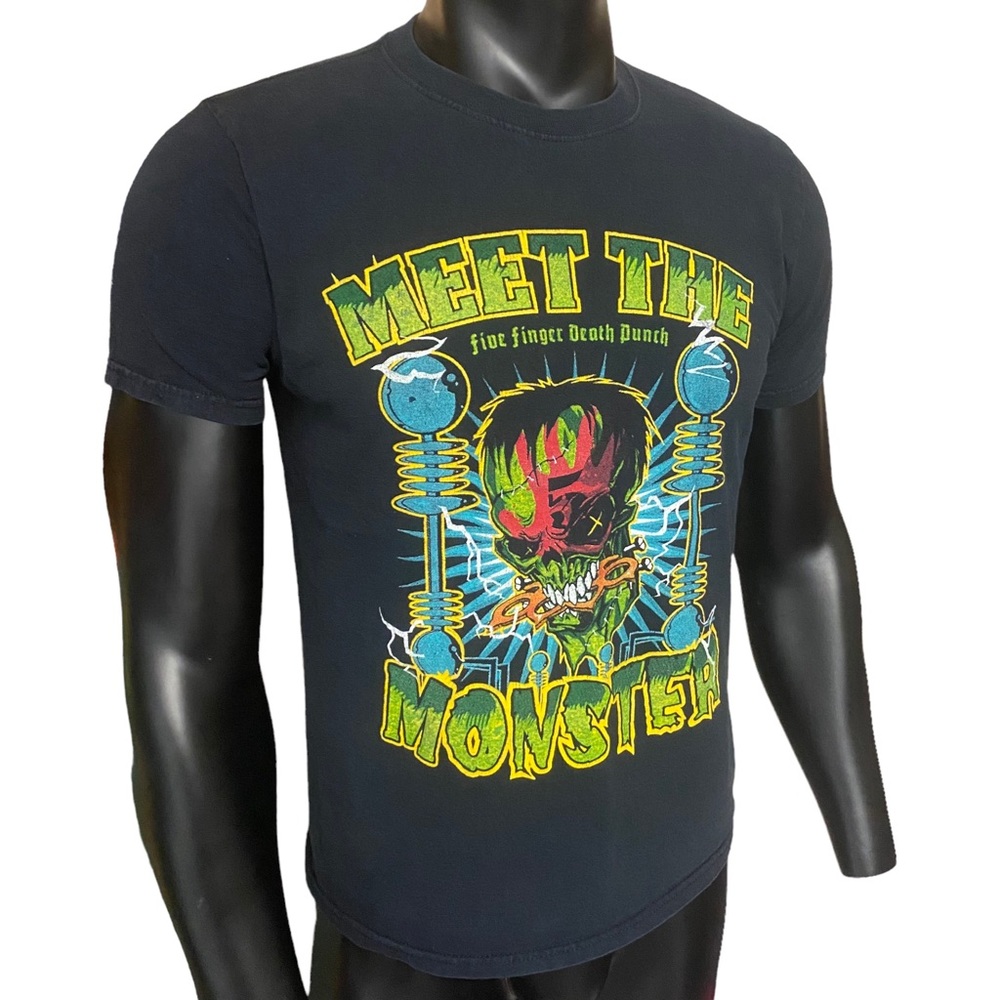 Five Finger Death Punch 2013 Tour Band T Shirt Meet the Monster Size SMALL